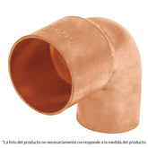 codo 90 de cobre reducido